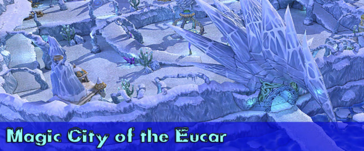 Planeta luna em Rose Online