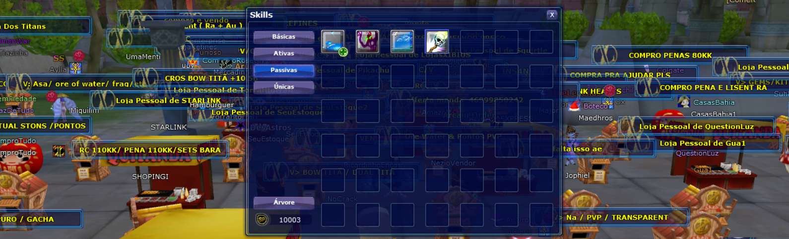 Habilidades Passivas